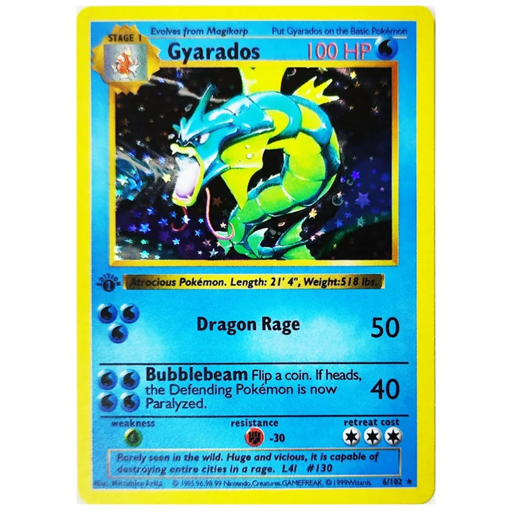 Pokemon Collection Cards 1996 1st Edition Flash Cards Charizard Blastoise DIY Game PTCG Game Anime Self Made Cards Gift Toys - Image 6