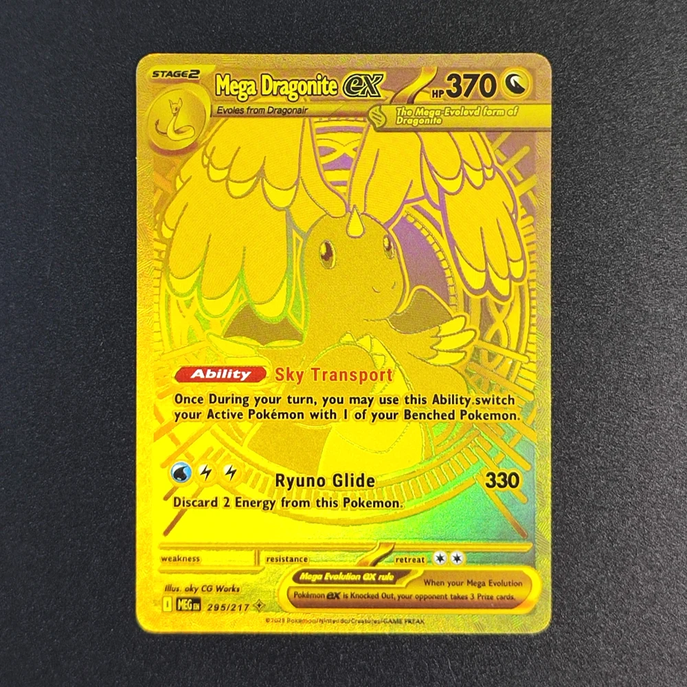 Proxy 2025 Pokemon EN Card MEGA Gengar EX ASC 284-217 SAR Super Rare Collectibles Card Single Classic Anime Cards Toys - Image 3