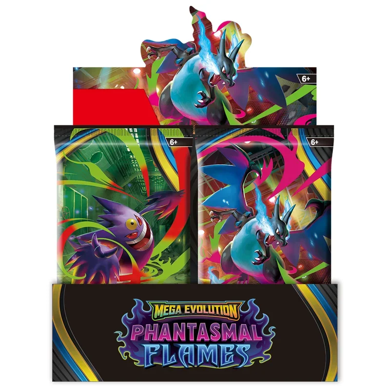 360Pcs/Set Pokemon Card MEGA EVOLUTION PHANTASMAL FLAMES Prismatic Evolutions Black Bolt English Booster Battle Transaction Card - Image 4