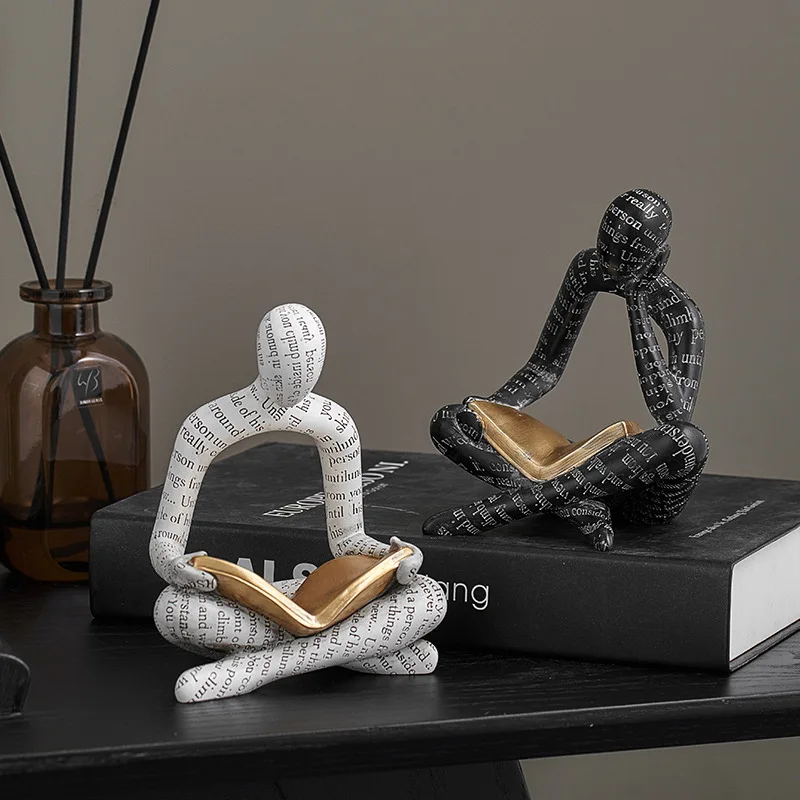 Original design art couple character small ornament TV cabinet wine cabinet living room home car ornament