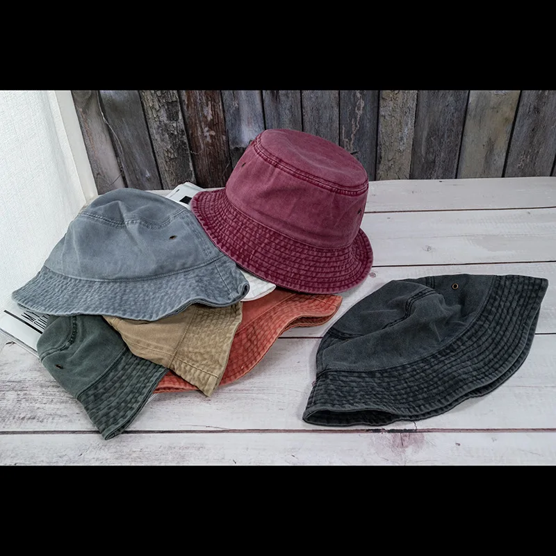 New Unisex Bucket Hat Fashion Washed Denim Cap Design Men Panama Hats Women Summer Outdoor Casual Sunscreen Visor Fisherman Caps - Image 2