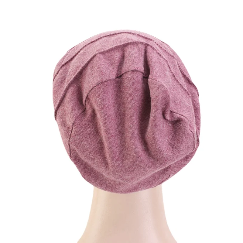Double Fabric Skullies & Beanies Hats For Adult Fashion Autumn Winter Hats For Women And Men - Image 6