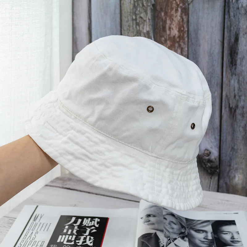 New Unisex Bucket Hat Fashion Washed Denim Cap Design Men Panama Hats Women Summer Outdoor Casual Sunscreen Visor Fisherman Caps - Image 6