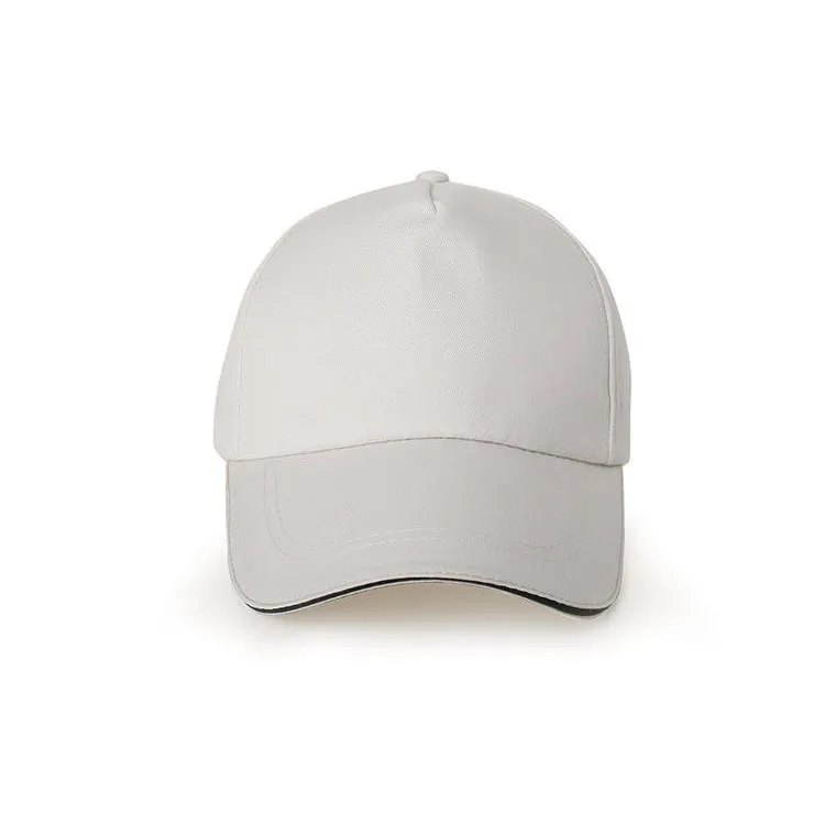Customized Printed Logo Trendy 5-Piece Cotton Baseball Caps Men's Outdoor Activities Duck Tongue Cap Women's Fashion Trend Hats - Image 6