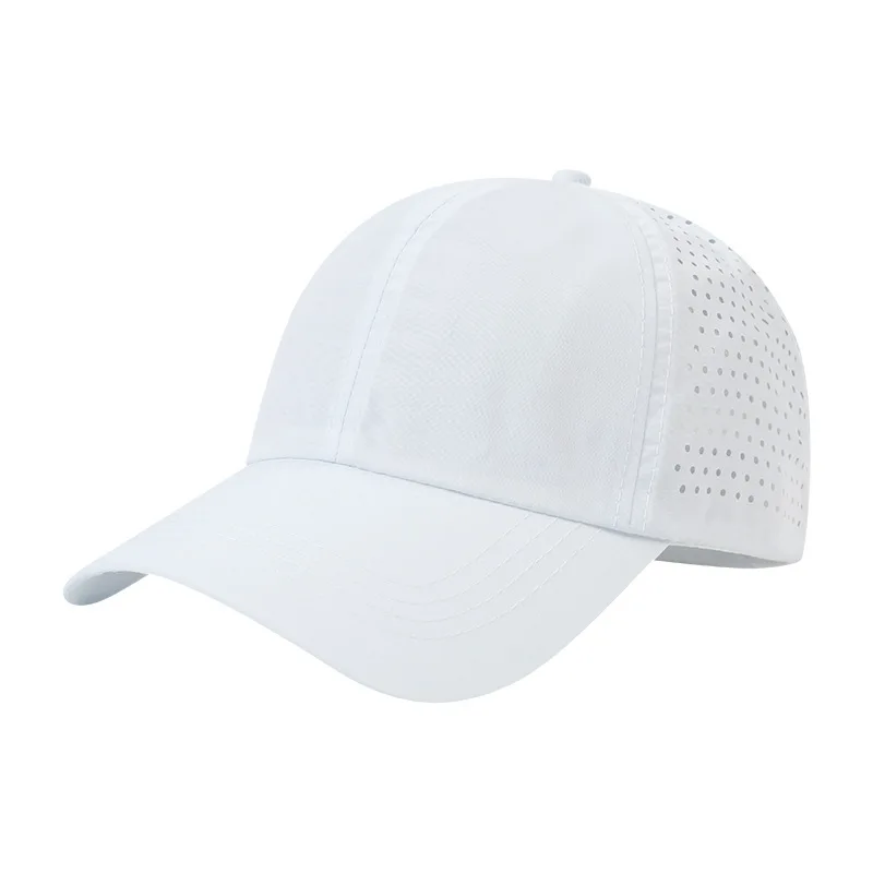 1pc Quick Drying Tongue Baseball Caps for Women Summer Protection Breathable Mesh Breathable Cap Stylish Adjustable Ponytail Hat - Image 6