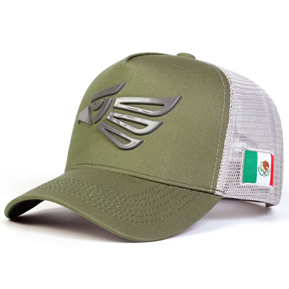 Unisex Mexican Eagle Label Baseball Net Caps Adjustable Casual Hats Spring and Summer Outdoor Sunscreen Hat - Image 3