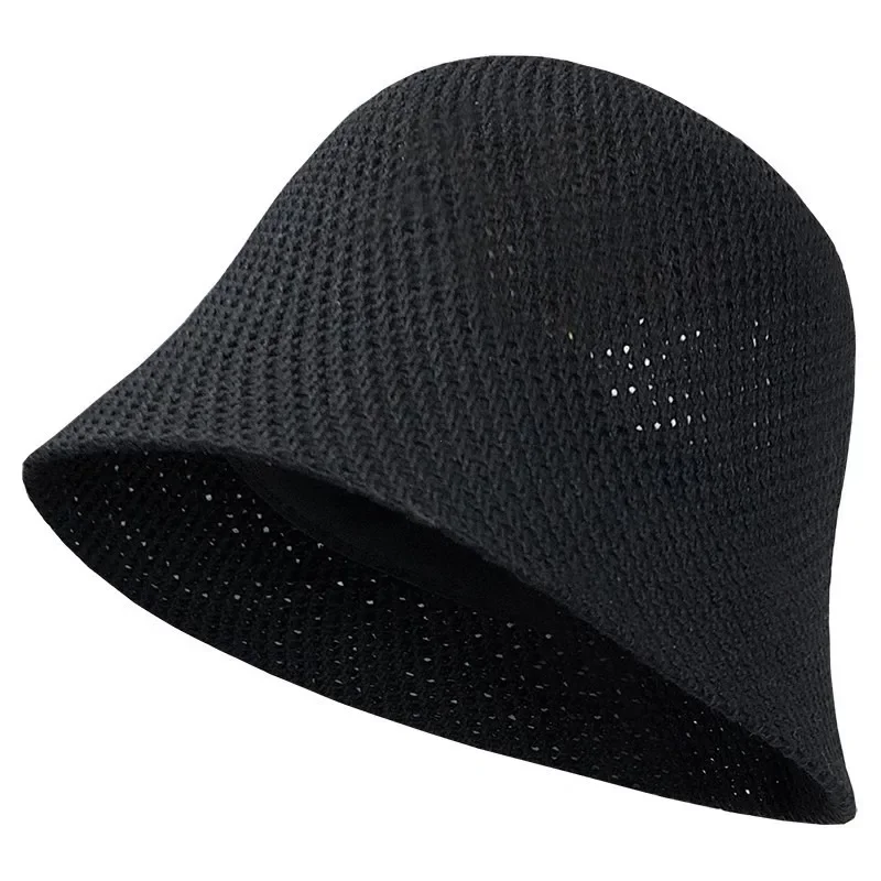Women Bucket Hat Summer Hollow Out Thin Breathable Sun Hat Female Beach Panama Cap Fold Outdoor Japanese Lesure Fishierman Cap - Image 6
