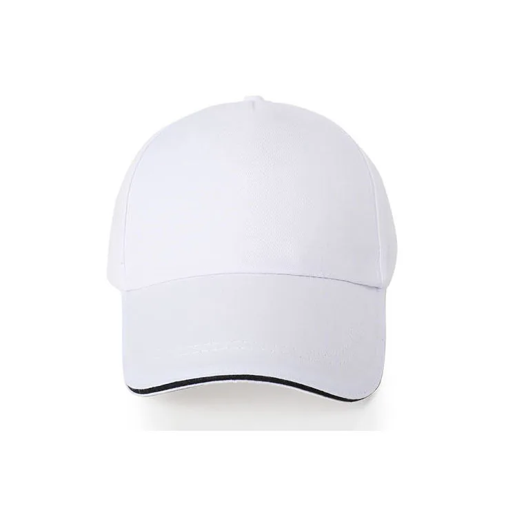 Customized Printed Logo Trendy 5-Piece Cotton Baseball Caps Men's Outdoor Activities Duck Tongue Cap Women's Fashion Trend Hats - Image 3