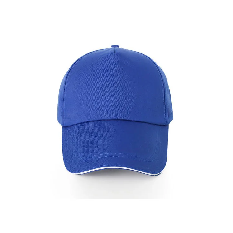 Customized Printed Logo Trendy 5-Piece Cotton Baseball Caps Men's Outdoor Activities Duck Tongue Cap Women's Fashion Trend Hats - Image 4