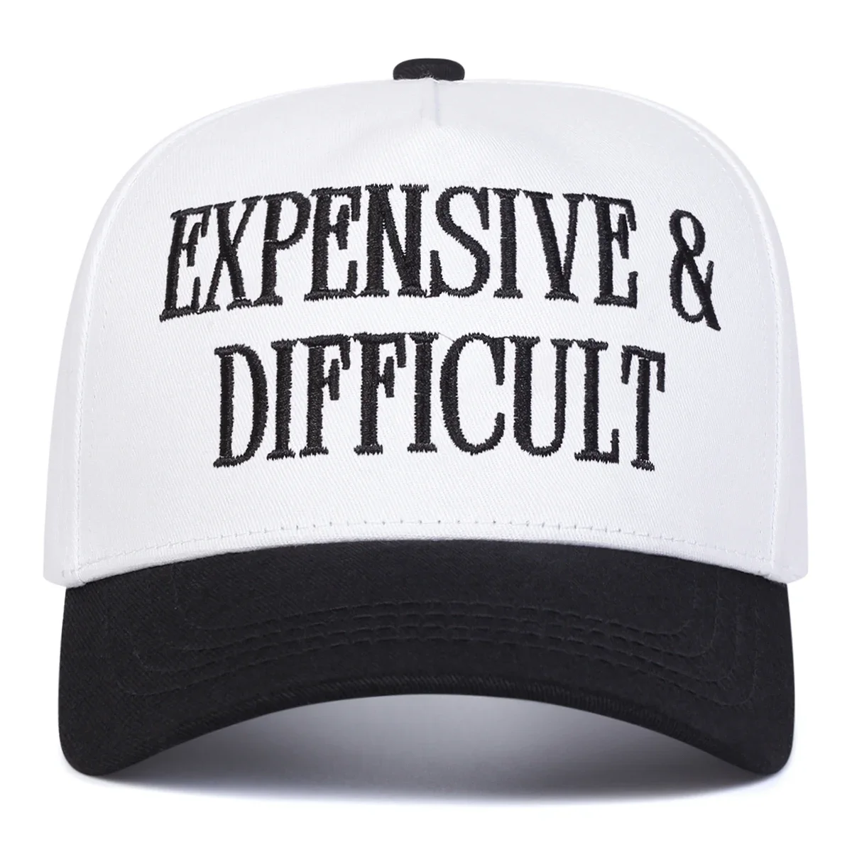 Unisex EXPENSIVE DIFFICULT Letter Embroidery Baseball Caps Spring Autumn Outdoor Adjustable Casual Hats Sunscreen Hat Sports Cap - Image 2