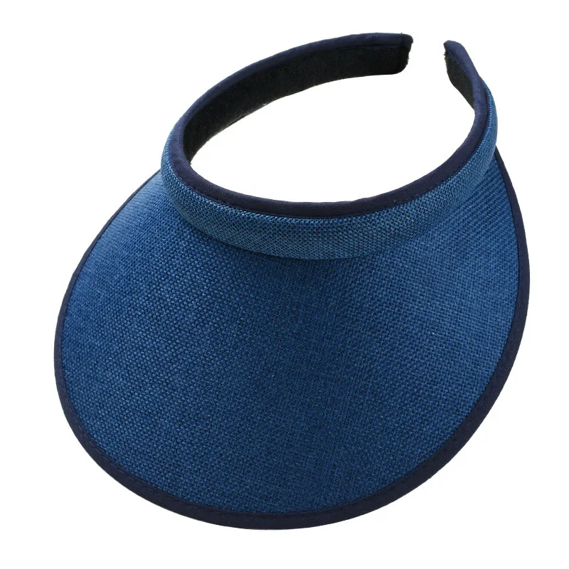 Women's Summer Sun Hat Wide Brim Beach Outdoor Travel Foldable Multi-function Straw Cap Visor Suncap Portable - Image 2