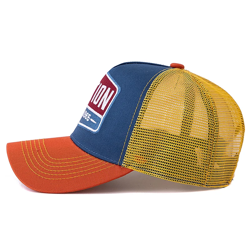 Unisex Baseball Cap Classic STATION Letter Pattern Mesh Cap Men And Women Breathable Streetwear Summer Trucker Hat - Image 5