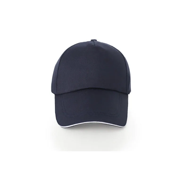 Customized Printed Logo Trendy 5-Piece Cotton Baseball Caps Men's Outdoor Activities Duck Tongue Cap Women's Fashion Trend Hats - Image 5