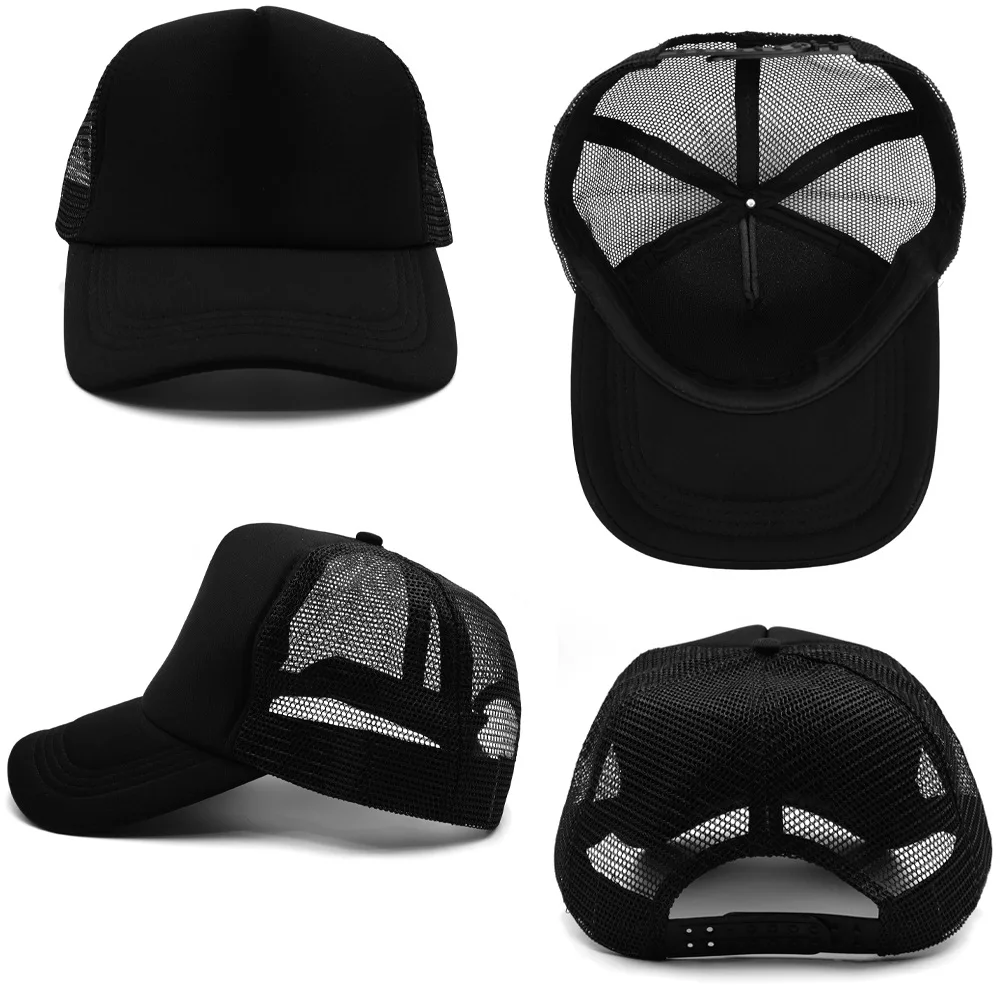 Customized Printed Logo Unisex Cap Casual Plain Baseball Cap Adjustable Snapback Hats Hip Hop Trucker Cap - Image 5