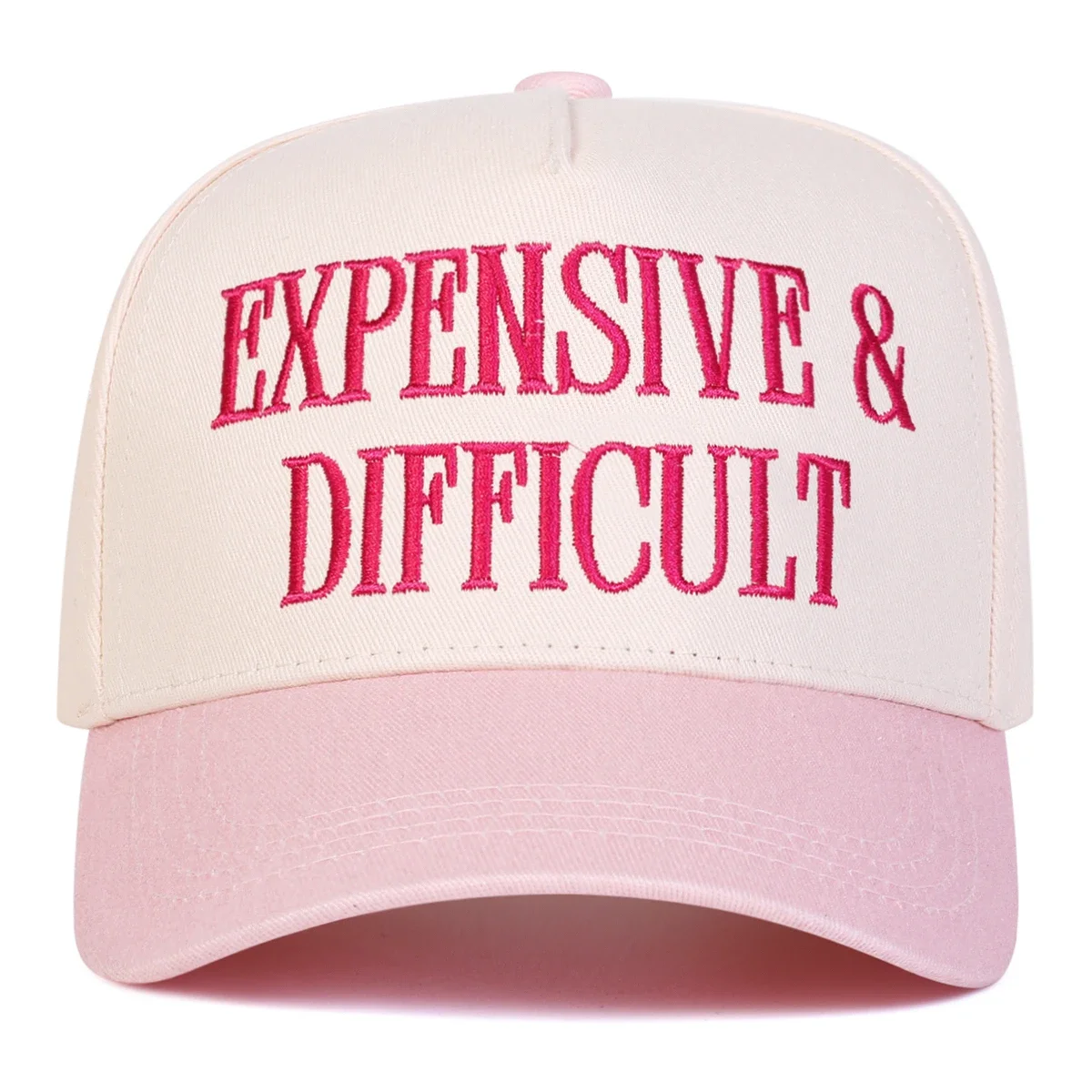Unisex EXPENSIVE DIFFICULT Letter Embroidery Baseball Caps Spring Autumn Outdoor Adjustable Casual Hats Sunscreen Hat Sports Cap - Image 4