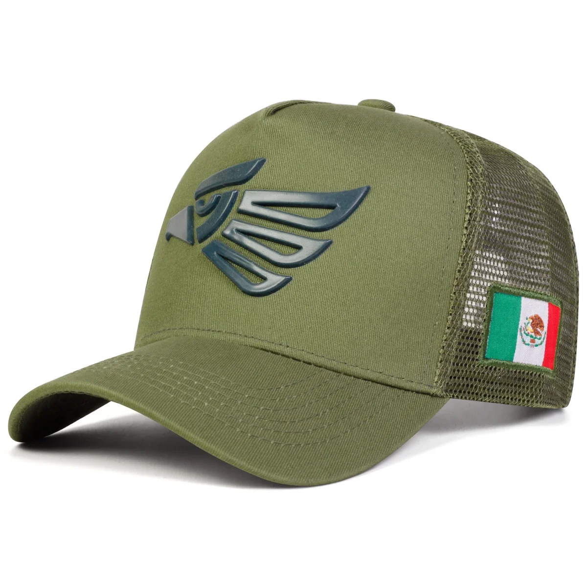 Unisex Mexican Eagle Label Baseball Net Caps Adjustable Casual Hats Spring and Summer Outdoor Sunscreen Hat - Image 4