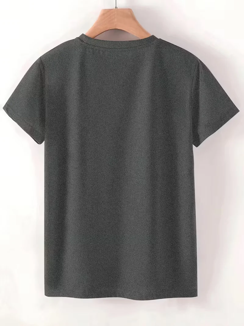 Plus Size Women's Short Sleeve T-Shirt Blessed Stressed And A Little Bit Of A Mess But Trusting God In All Of It soft and - Image 2