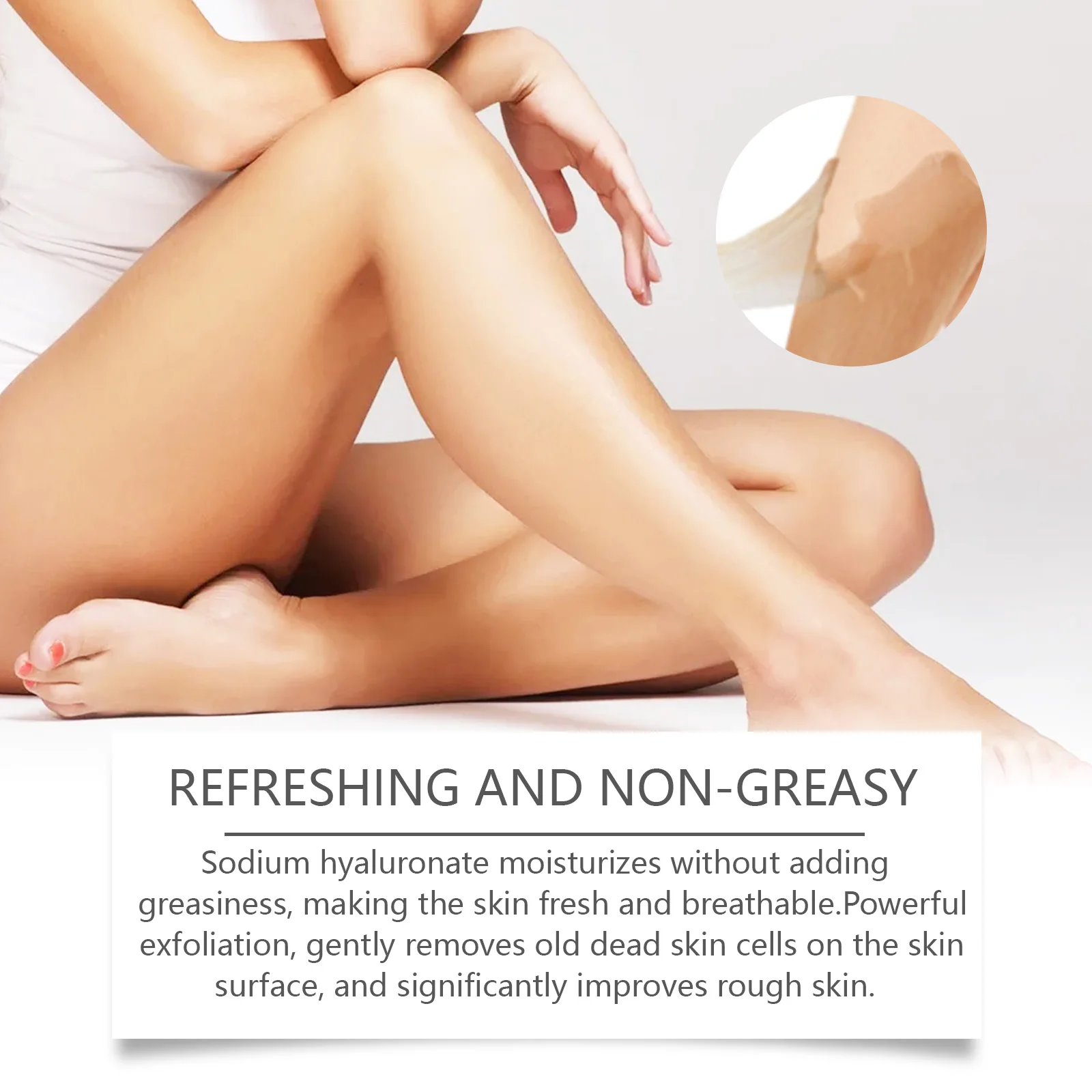 Oceaura 100ml Body Exfoliating Oil Remove Dark Dead Skin Moisturizing Brightening Leg Arm Hand Bleaching Yellow Peeling Oil