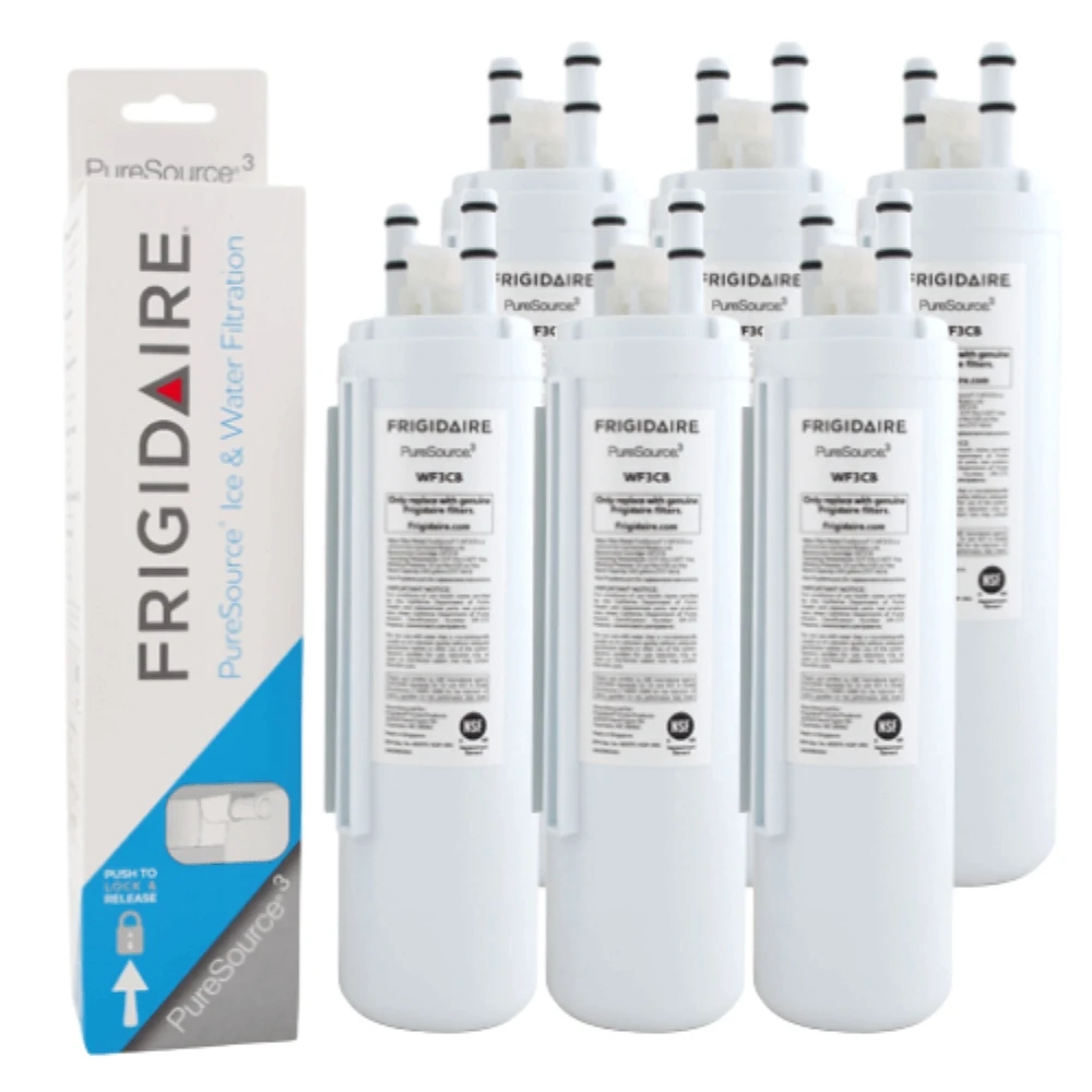 Refrigerator Water Filter Replacement For PureSource 3 WF3CB NSF-42 Certified BPA Free Long Lasting High Flow Performance 6 Pcs