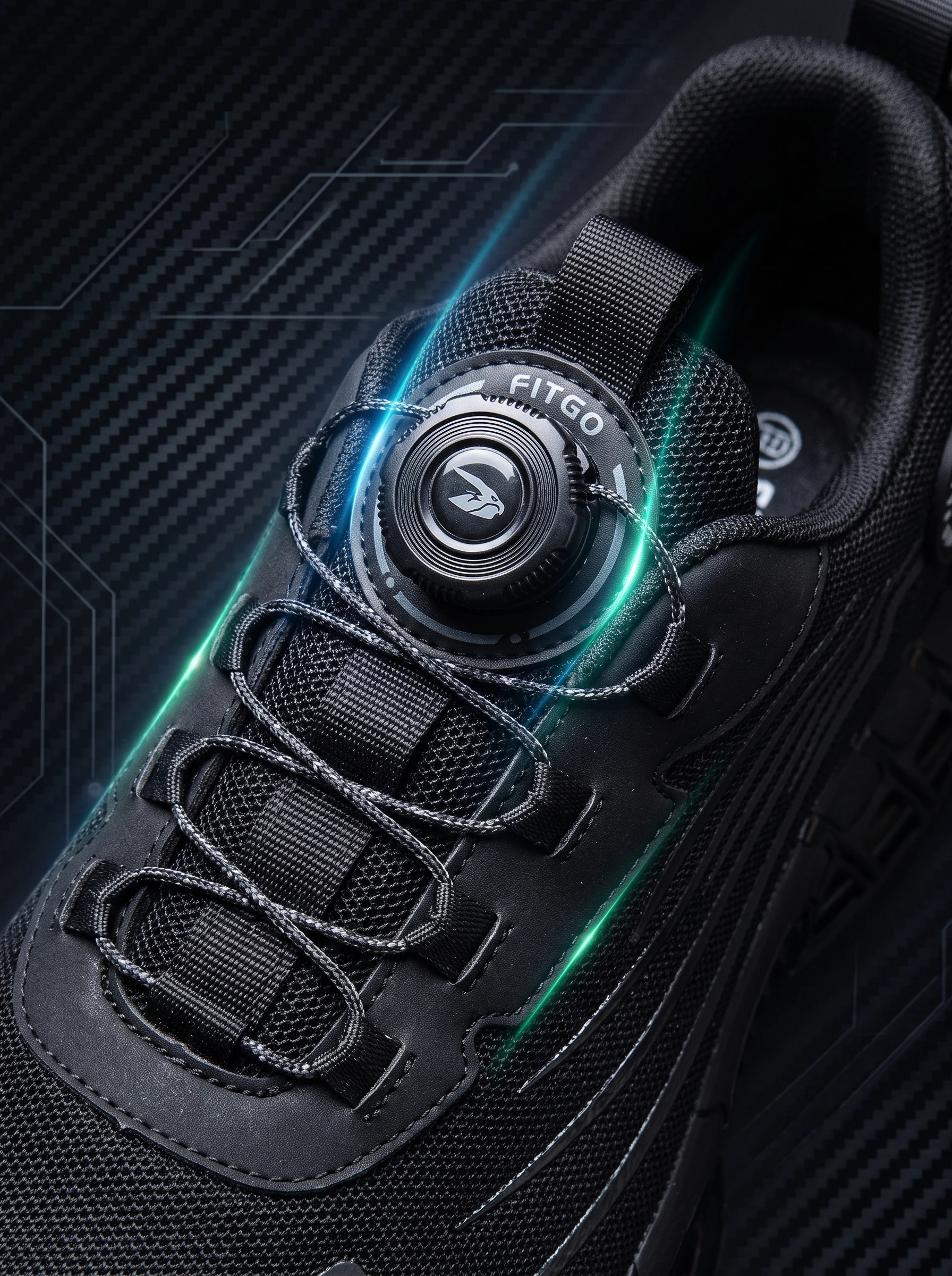 2025 New Men's Safety Work Shoes Puncture Proof Indestructible Rotated Buckle Waterproof Durable Sneakers for Men