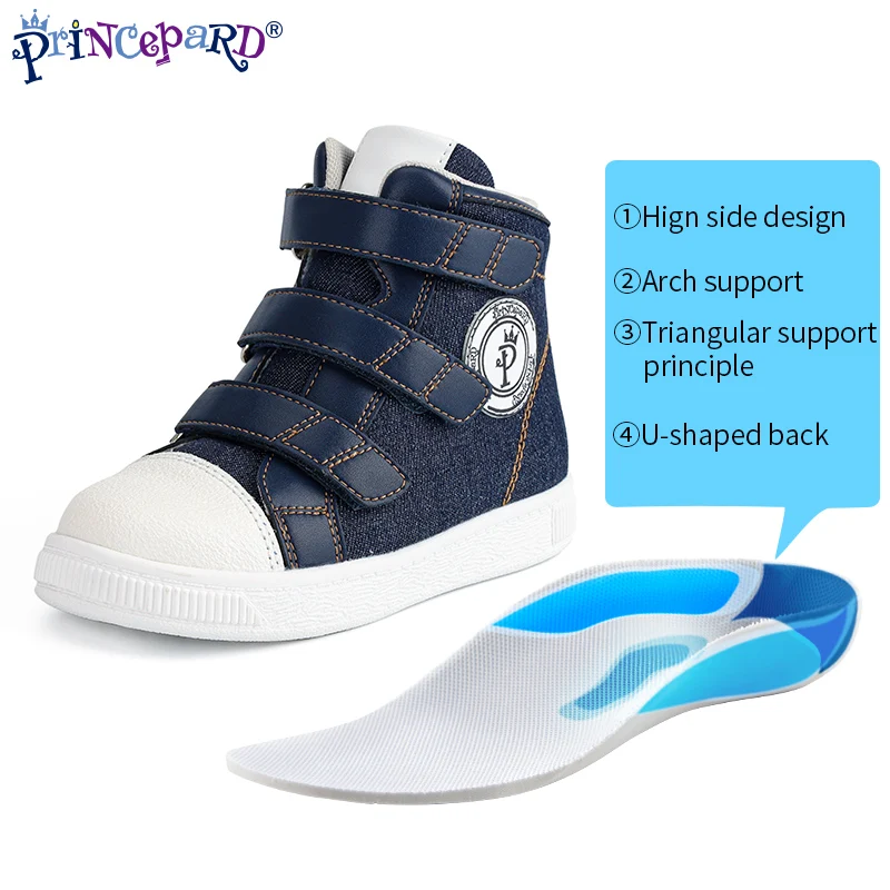 Orthopedic Kids Shoes Princepard Flat Feet Medical Corrcetive Casual Footwear for Toddlers with Arch Support Sneakers - Image 2