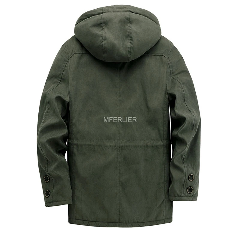 Winter Large Size Coats 9XL 8XL 7XL Bust 150cm Fleece Jackets Men - Image 5