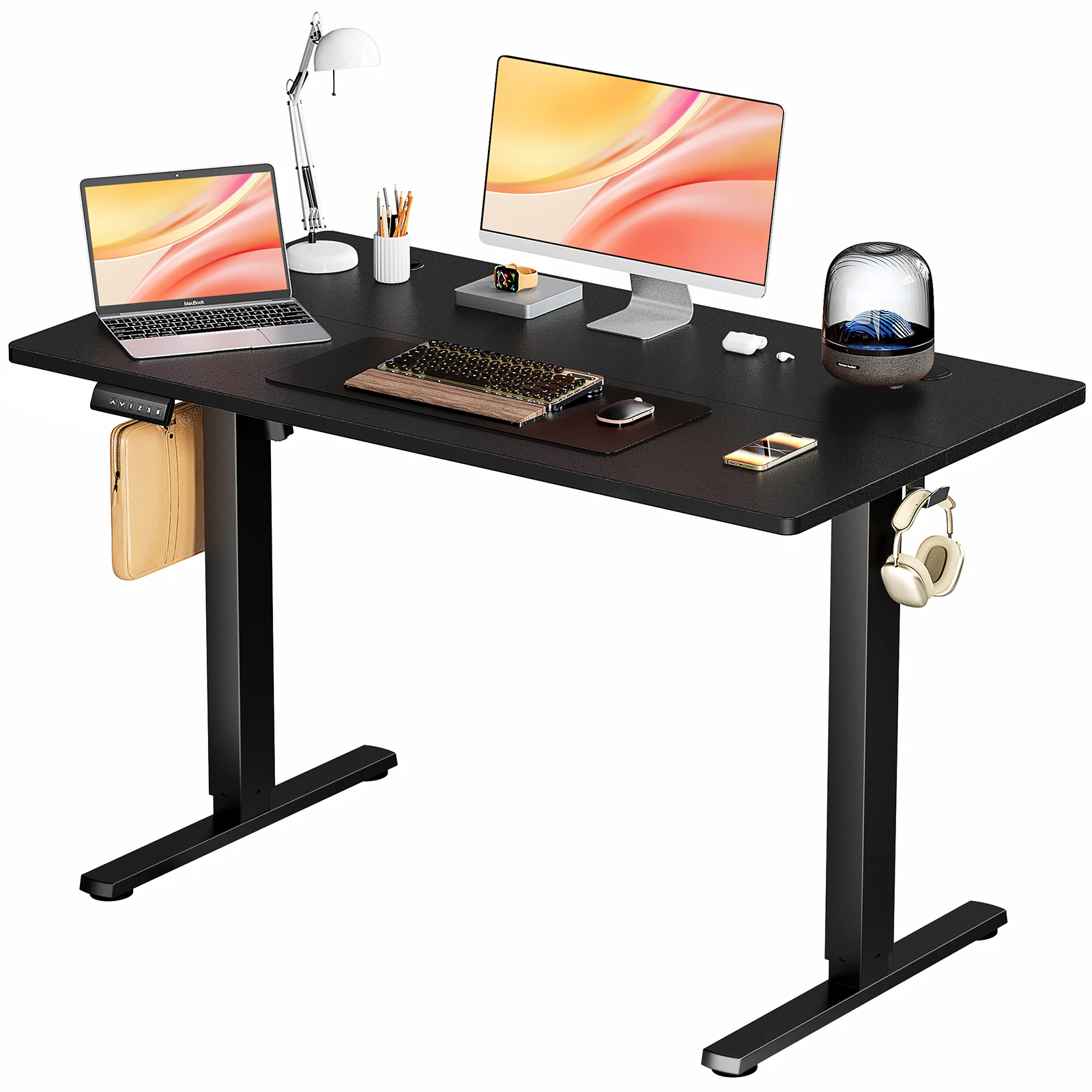 JHK Electric Adjustable Height Standing Computer Desk Ergonomic Sit Stand Up Down Computer Table Workstation For Home Office - Image 6