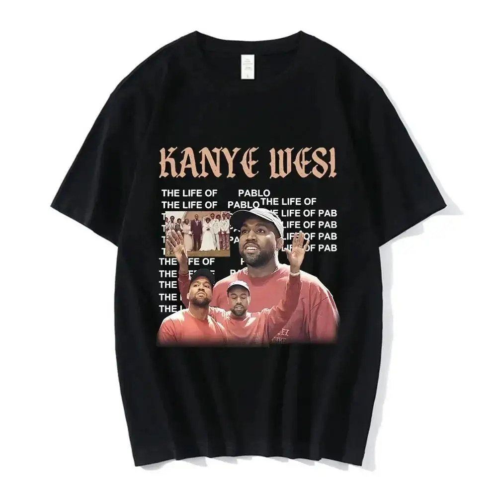 Funny Kanye West Meme Plus Size T-Shirt Women Oversized Loose Vintage Hip Hop Rap Style Tshirt Short Sleeve T Shirt Streetwear - Image 5