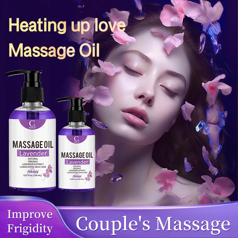 Lavender Massage Oil Moisturize The Skin Adult Sex Oil Couple Spa No Wash Full Body Hot Feel Massage Essential Oil