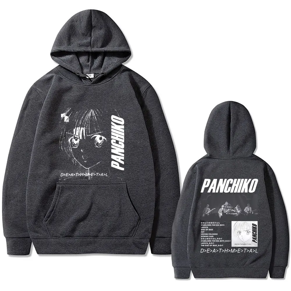 Rock Band Panchiko DEATHMETAL Album Graphic Hoodie Men Women Gothic Vintage Oversized Sweatshirt Men's Fleece Cotton Hoodies - Image 3