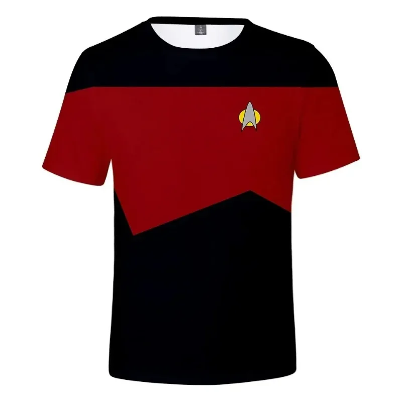 New Movie Star Trek Loose Kids Adults T shirt Harajuku Streetwear Short Sleeve T-Shirt Unisex Kpop Plus Size Cosplay Tshirt