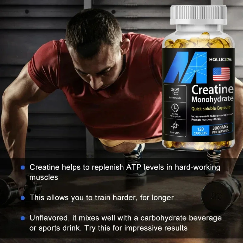 Pure Vegan Creatine Monohydrate Supplement, Support Reduce Muscle Soreness & Fatigue, Muscle Energy & Pump, Workout Performance - Image 3