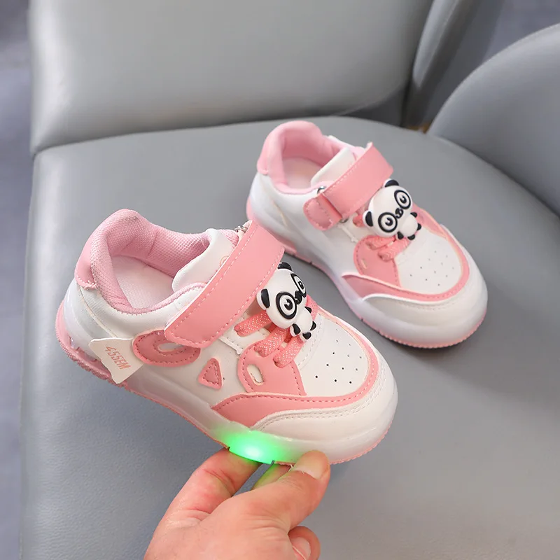 Kid Sneakers 2026 Autumn New Light Up Kid Shoe Trend Boy Sneakers Cute Girl Shoe Fashion Tennis Female Designer Shoe Кроссовки - Image 5