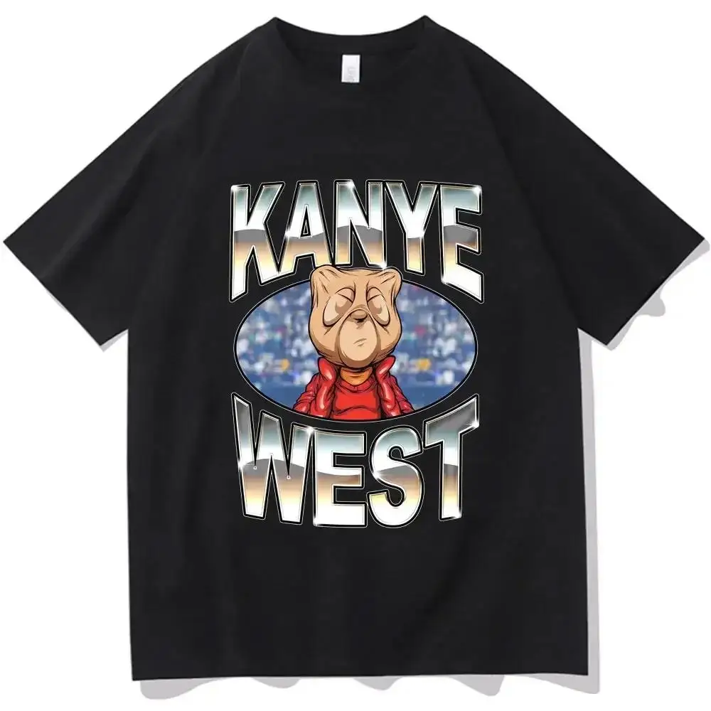 Funny Kanye West Meme Plus Size T-Shirt Women Oversized Loose Vintage Hip Hop Rap Style Tshirt Short Sleeve T Shirt Streetwear - Image 2