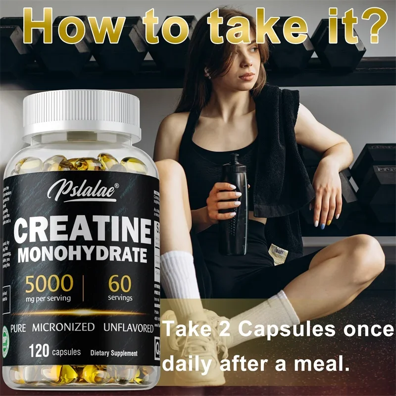 Creatine Monohydrate Capsule - Enhance Muscle Strength, Relieve Fatigue, Promote Energy Production, and Improve Performance - Image 5