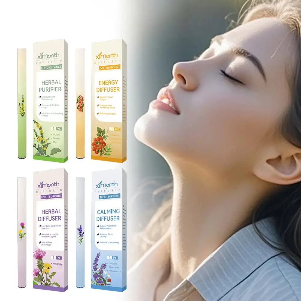 1PCS Lung Cleanse Pen Lung Health Air Inhaler Breath Lung Natural Stick Aromatherapy Cleansing Cleansing Care