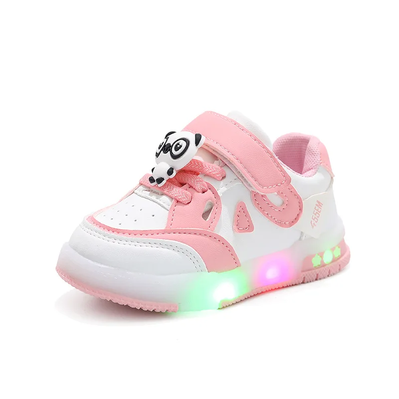 Kid Sneakers 2026 Autumn New Light Up Kid Shoe Trend Boy Sneakers Cute Girl Shoe Fashion Tennis Female Designer Shoe Кроссовки - Image 2