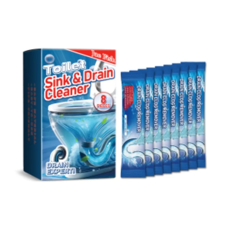 Toilet Dredging and Cleaning Powder, Cleaning Powder for Preventing Clogging and Removing Odors of Toilet Drainage Pipes
