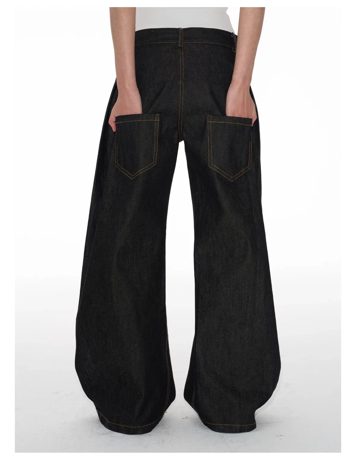 Vintage Baggy Low Waist Jeans Women Y2K Wide Leg Pants Oversized Harajuku White Lace Straight Leg Jeans - Image 6