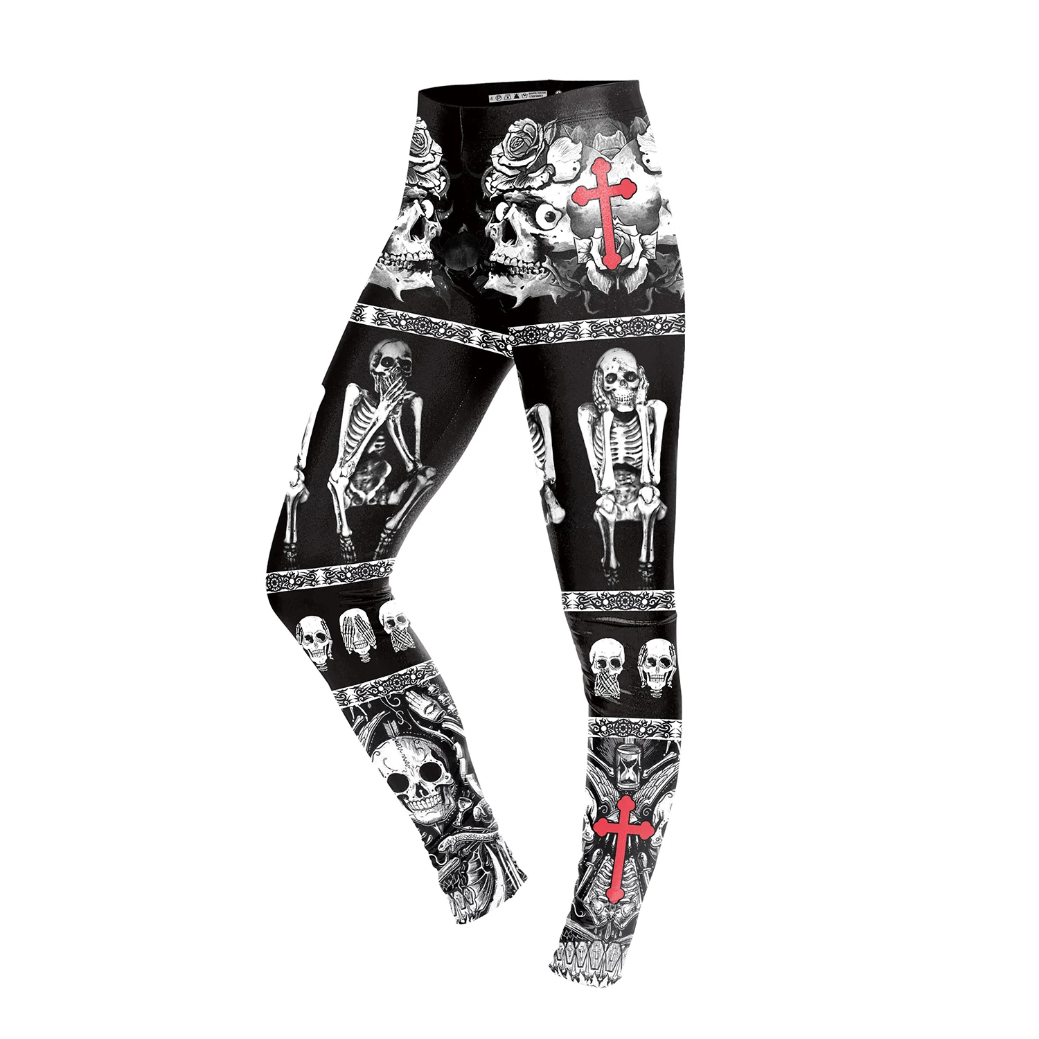 Autumn Halloween Women Leggings Gothic Style Printed High Quality Leggings Fashion Elastic Pants Sporting Fitness Yoga Pants - Image 4