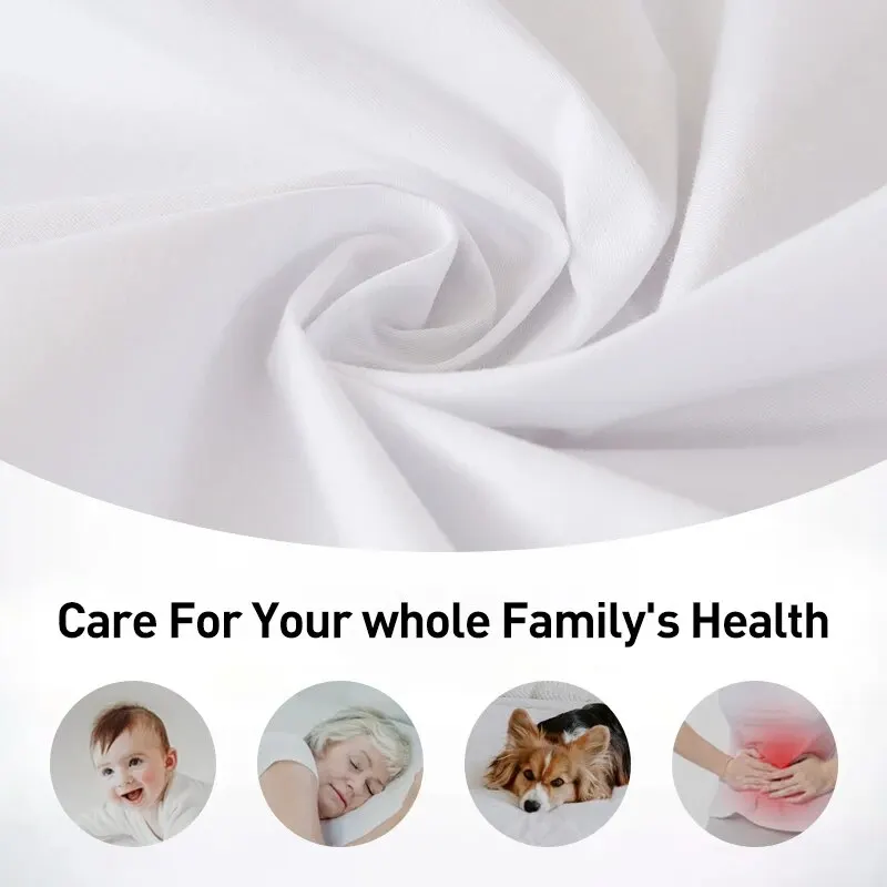 Waterproof Fitted Sheet Bedding Cover Bed Cloth Solid Color Mattress Cover Bed Protector Cover For Bedroom Guest Room - Image 5