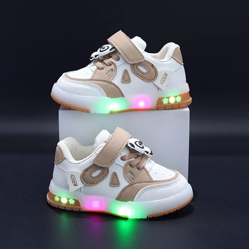 Kid Sneakers 2026 Autumn New Light Up Kid Shoe Trend Boy Sneakers Cute Girl Shoe Fashion Tennis Female Designer Shoe Кроссовки - Image 3