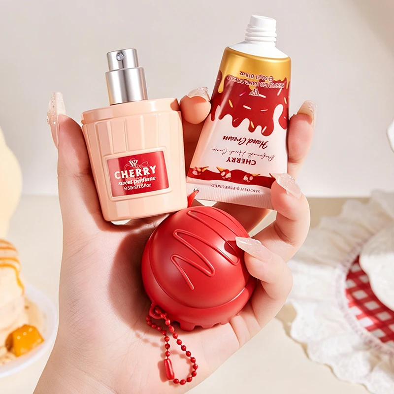 Dubai Arabia Gourmet Eau De Toilette 50ml Cherry Croissant Strawberry Chocolate Scent Cute Delicate Pendant Body Perfume Spray - Image 3