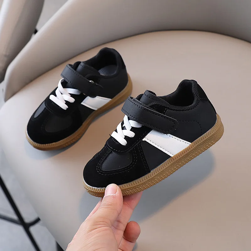 Children's Skate Shoes Girls White Sneakers 2026 Spring New Fashion Boys Canvas Shoes Kids Sports Shoes Unisex Casual Sneakers - Image 2
