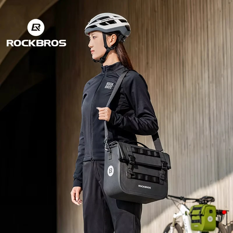ROCKBROS Bicycle Bag 15L Multifunctional Saddle Bag Waterproof MTB Bike Rack Bag Travel 3D Support Big Capacity Bicycle Rear Bag - Image 2
