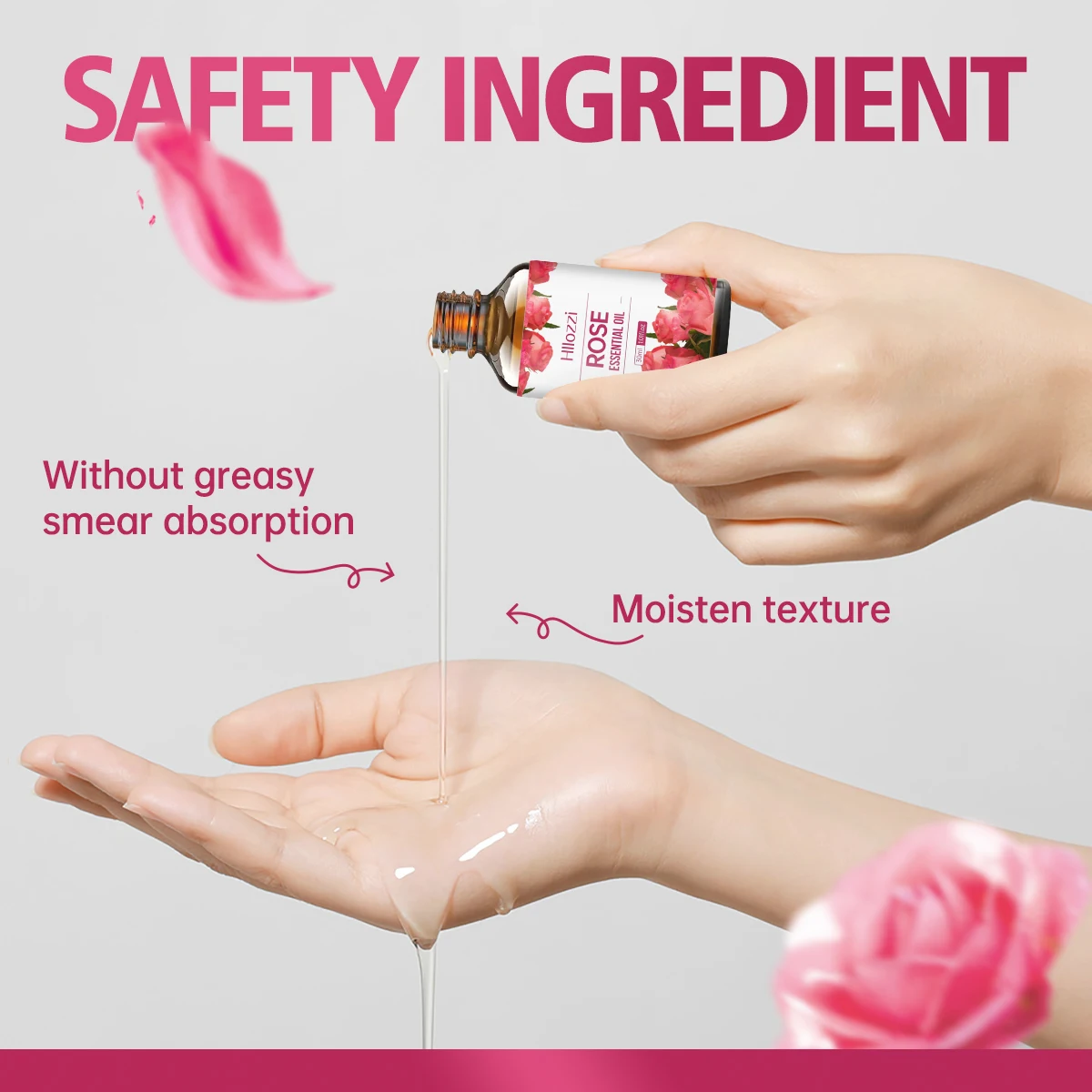 100ml/60ml/30ml rose essential oil skin care fragrance aromatherapy essential oil perfume Massage moisturizing oil - Image 5