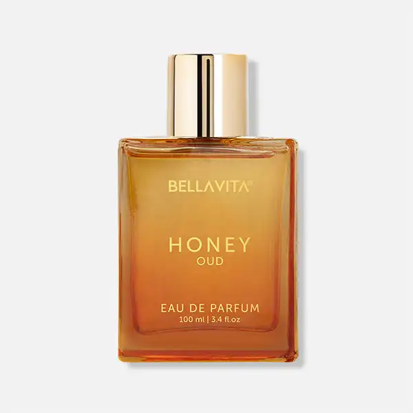 Bella Vita Luxury Honey Oud Eau De Parfum Unisex Perfume for Men & Women with Patchouli, Vanilla, Bergamot | Floral, Spicy EDP Fragrance Scent, 100 Ml