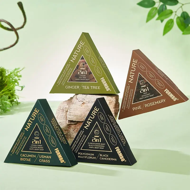 Rosemary Hair & Body Cleaning Soap Bar,Usmans Beard/Ginger/Tea Tree/Biota Extraction Solid Shampoo,Oil Control Remove Dirt