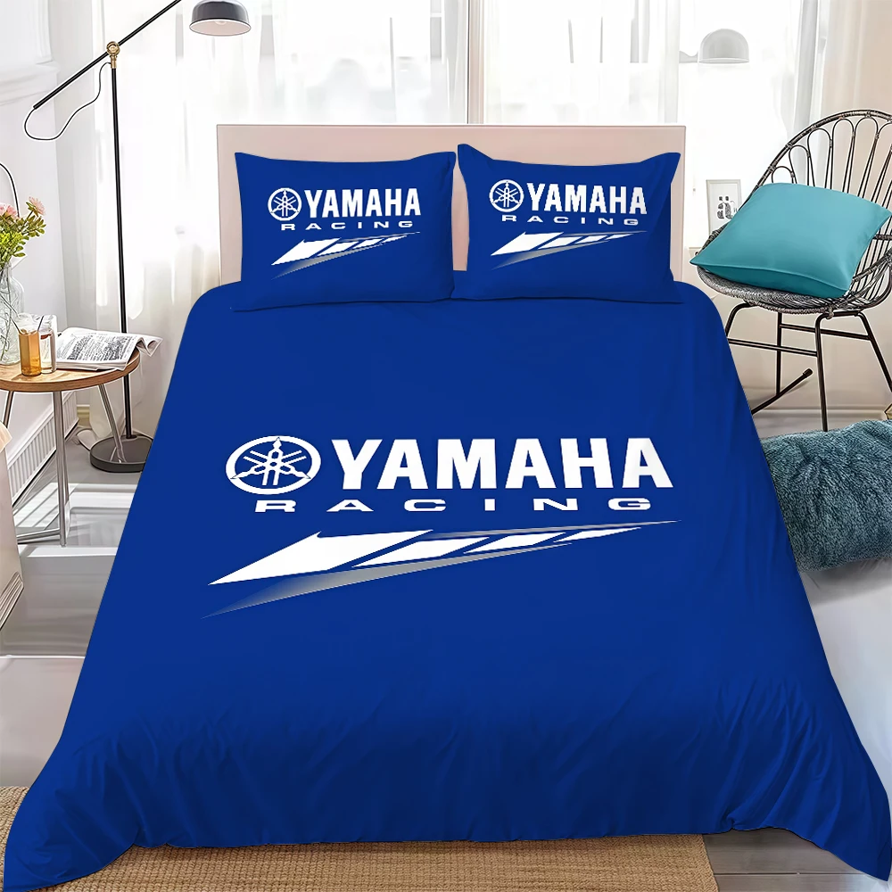 Y-Yamaha-S Fashion Duvet Cover Set Home Style Bedding Soft Laundry Cotton Bed 3 Piece Set Student Dormitory Gift - Image 2