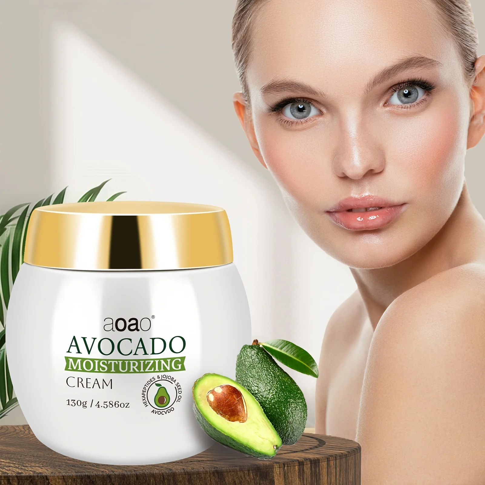 Avocado Cream with Niacinamide And Vitamin E Large Capacity 130g Firming Soothing Moisturizer - Image 4